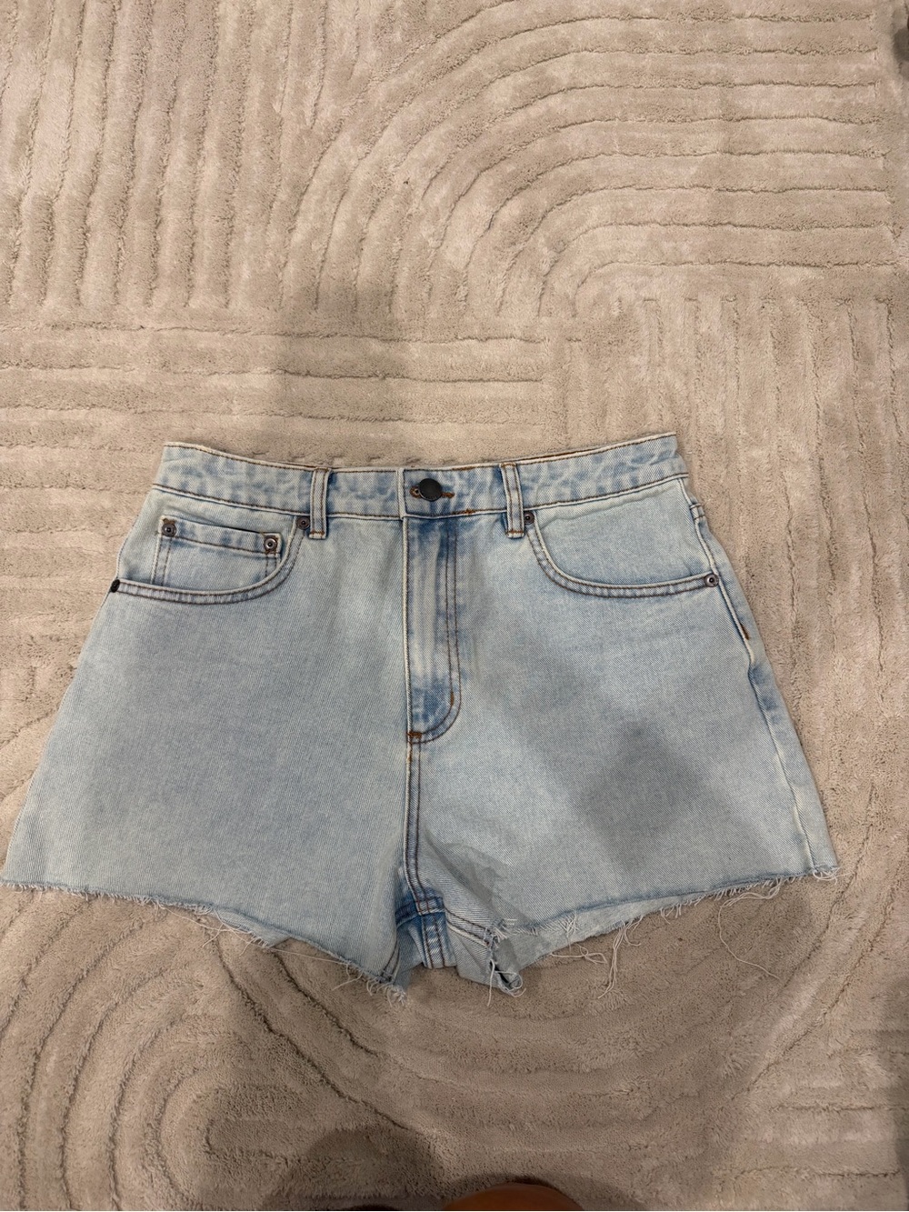 Billabong Light Wash Denim Women’s Shorts - Classic High Waist